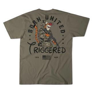 Men's Born United Triggered T-Shirt Military Green