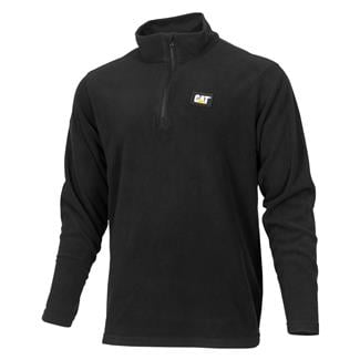 Men's CAT Microfleece Quarter Zip Black