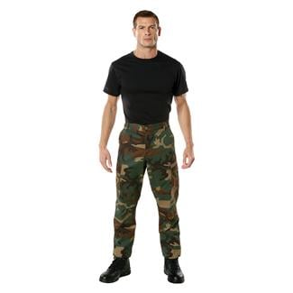 Men's Rothco Camo Tactical BDU Pants Woodland Camo