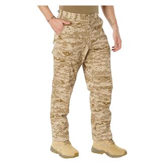 Men's Rothco Digital Camo Tactical BDU Pants Desert Digital Camo