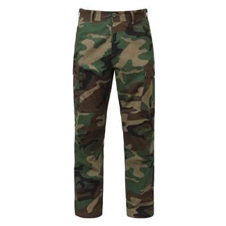 Men's Rothco Rip-Stop BDU Pants Woodland Camo