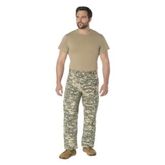 Men's Rothco Vintage Paratrooper Cargo Fatigue Pants ACU Digital Camo