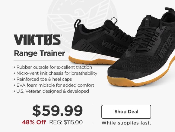 38% off Viktos Range Trainer. $59.99 shop deal.