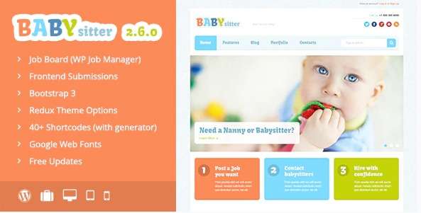 Babysitter Directory Listing Theme