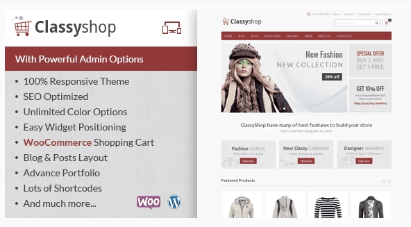 ClassyShop E-Commerce Theme