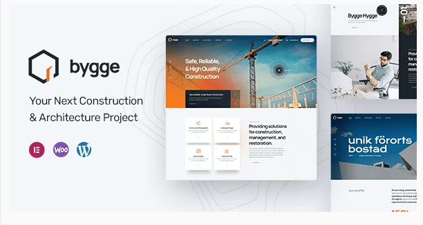Bygge Corporate Theme Review : Construction Theme