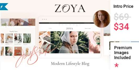 Zoya Blog Magazine Theme