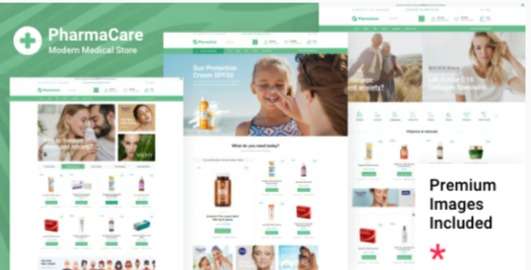 PharmaCare E-Commerce Theme