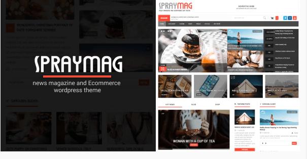 Spraymag  Blog Magazine Theme