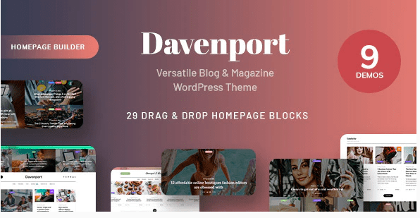 Davenport Blog Magazine Theme