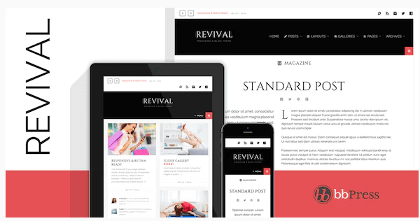 Revival Blog Magazine Theme 