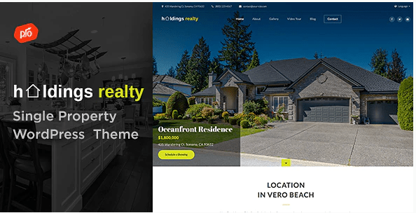 Holdings Realty Real Estate Theme