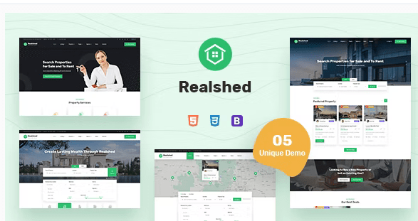 Realshed Corporate Theme