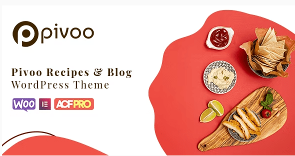 Pivoo Blog Magazine Theme Review : Food & Recipe Blog WordPress Theme