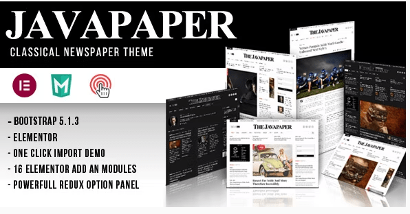 Javapaper Blog Magazine Theme