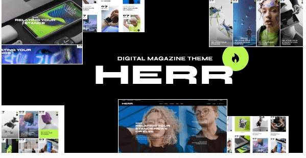Herr Blog Magazine Theme