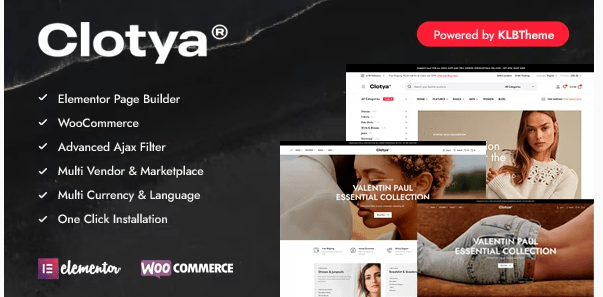Clotya E-Commerce Theme