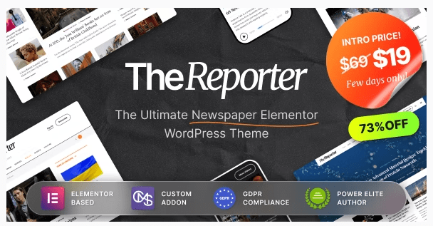 The Reporter Blog Magazine Theme