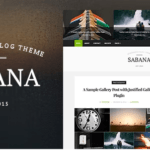 Sabana Blog Magazine Theme Review : Clean & Elegant WordPress Blog Theme