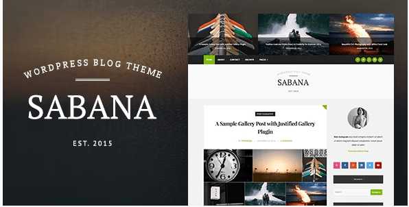 Sabana Blog Magazine Theme