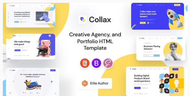 Collax Creative Theme Review : Agency HTML5 Template