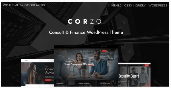 Corzo Corporate Theme