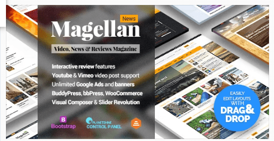 Magellan Blog Magazine Theme