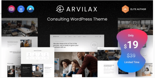Arvilax Corporate Theme