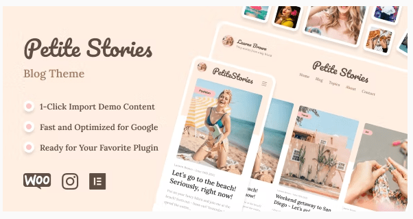 Petite Stories Blog Magazine Theme