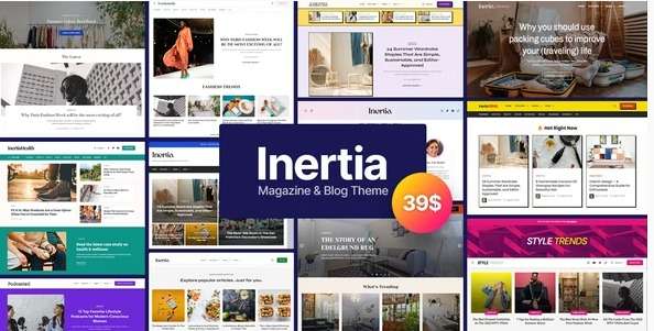 Inertia Blog Magazine Theme 