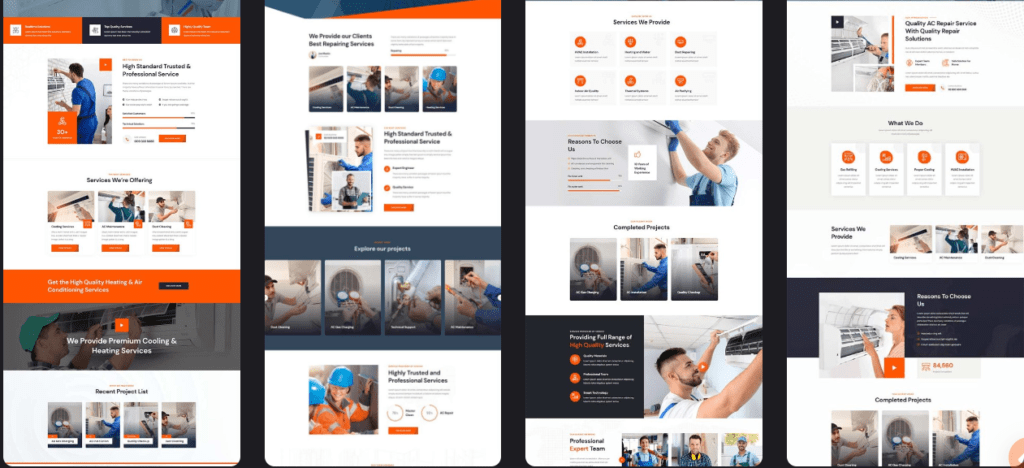Cooltech Corporate Theme Review : Air Conditioning & Heating WordPress Theme