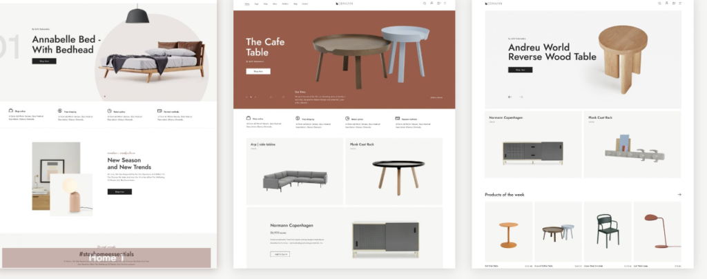 Normann E-Commerce Theme Review : Furniture Store 