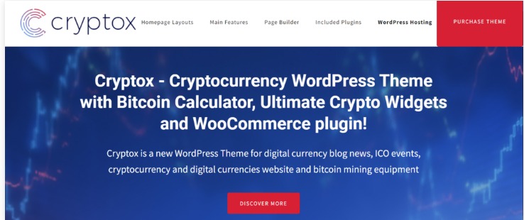 Cryptox Wordpress Cryptocurrency Themes