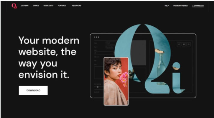 Qi Theme for Elementor Best WordPress Themes For Professors
