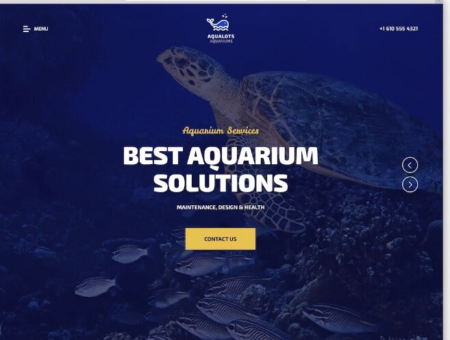 Aqualots Best WordPress Fish Themes