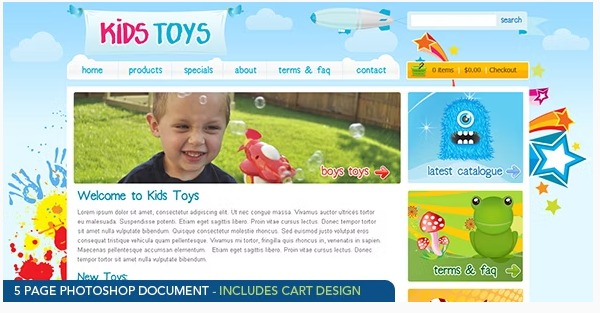 Kids Toys  Best WordPress Toy Themes
