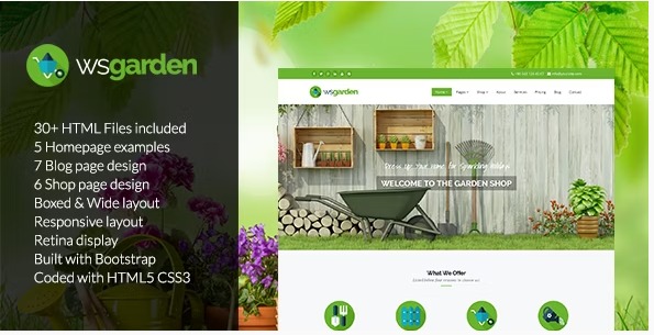 WS Garden Best WordPress Gardening Themes Of 2023
