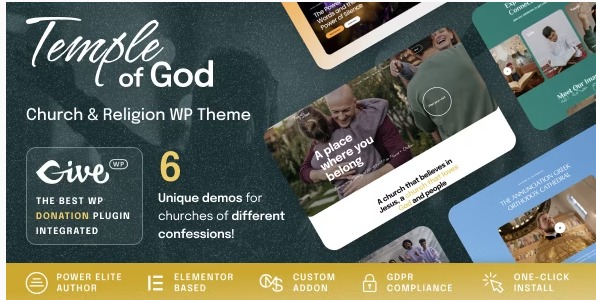 Temple of God Best WordPress Temple Themes Of 2023