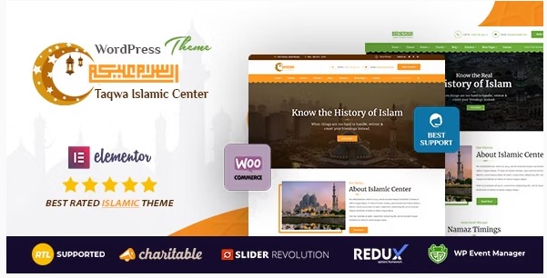 Taqwa  Best WordPress Islam Themes Of 2023