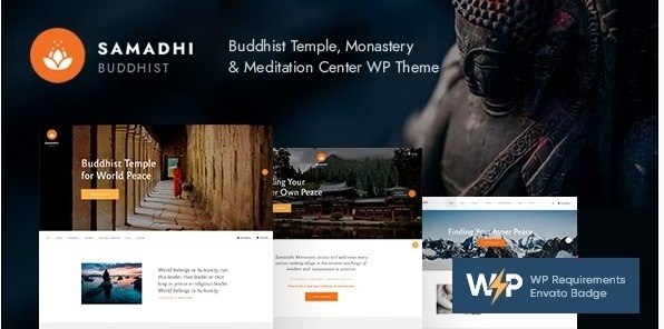 Samadhi Best WordPress Temple Themes Of 2023