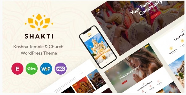 Shakti Best WordPress Temple Themes Of 2023