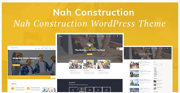 Nah Construction Best WordPress Cyfonii Themes Of 2023