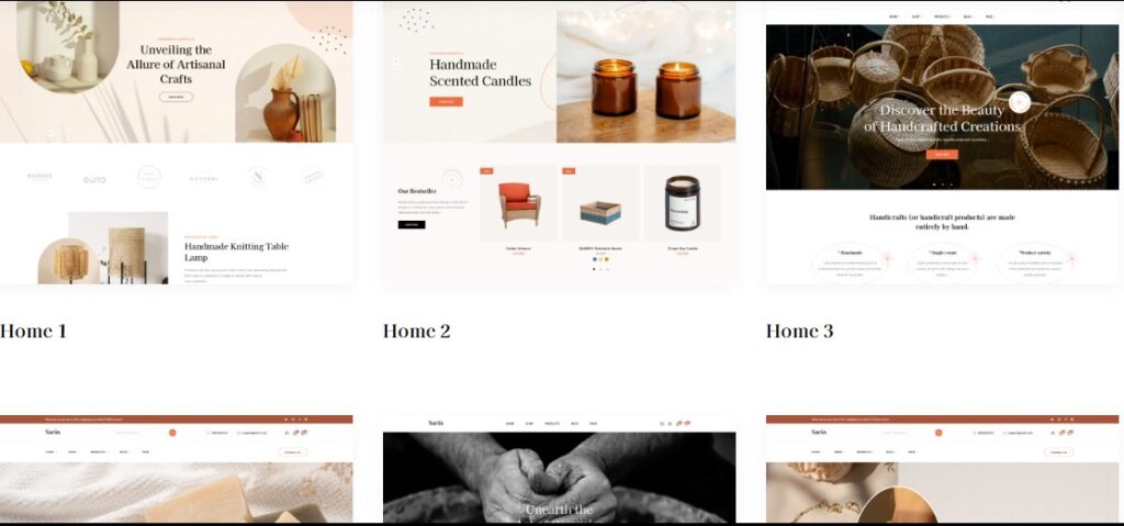 Sarin E-Commence Theme Features 
