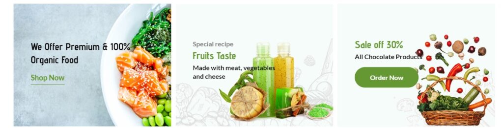 Foodano Retail Theme Features 
