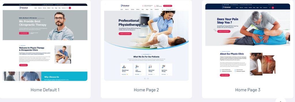 Chirokind Retail Theme Features 