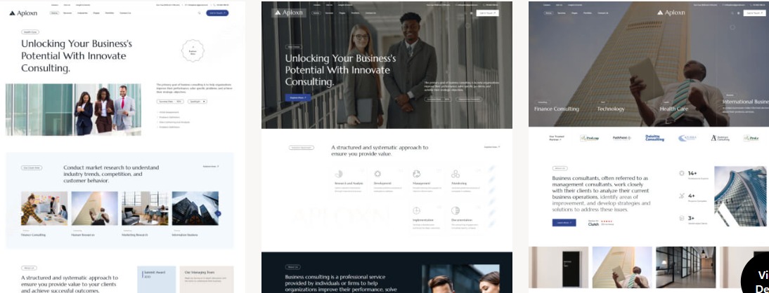 Aploxn Corporate Theme Features 