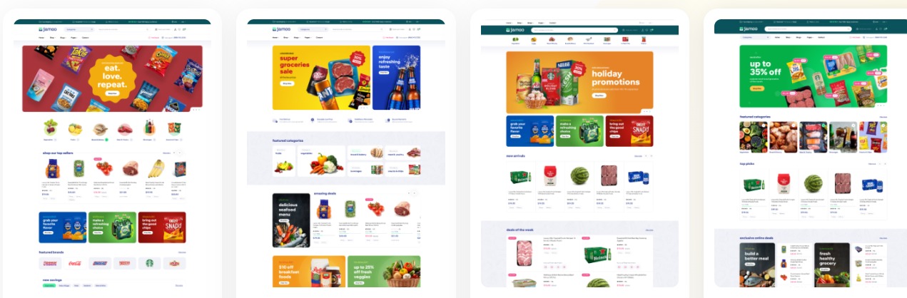 Jamoo E-Commerce Theme Features 