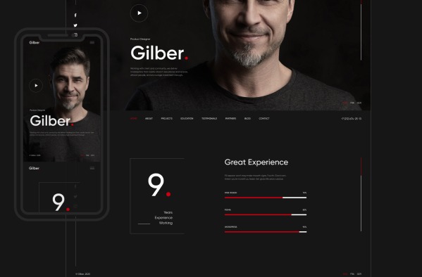 Gilber Blog  Magazine Theme Features 