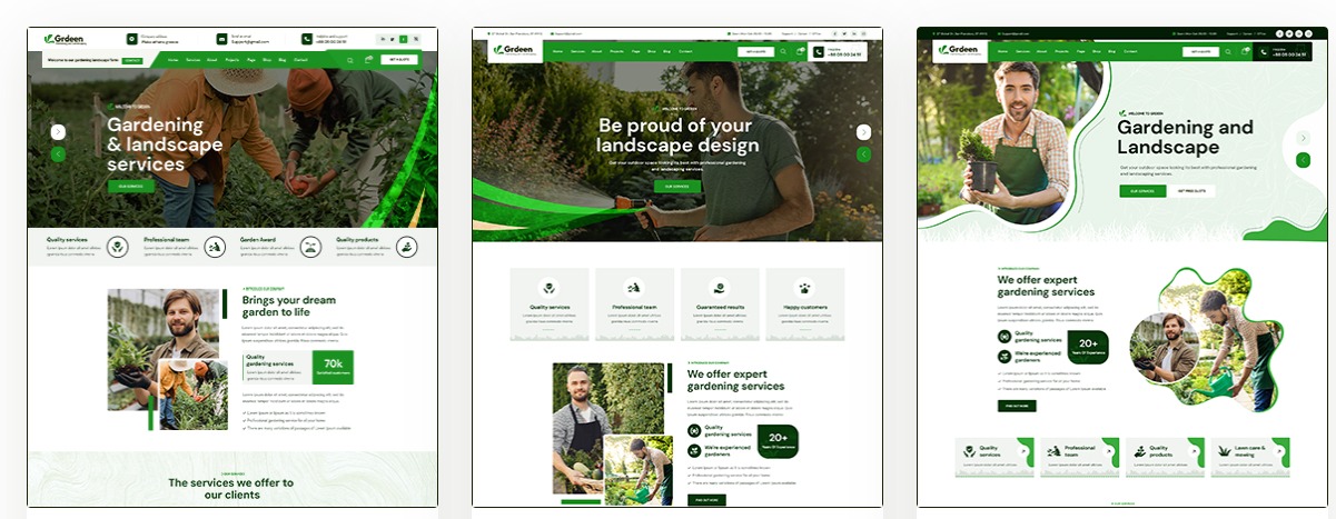 Grdeen Corporate Theme Features 
