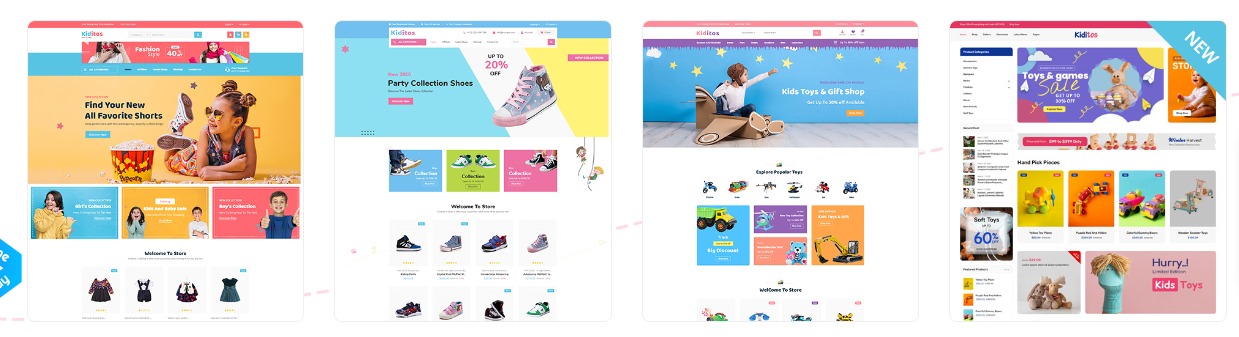 Kiditos E-Commerce Theme Features 